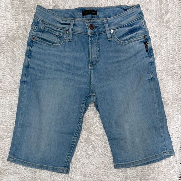 Silver Jeans Pants - Silver Suki Bermudia Short Size 26